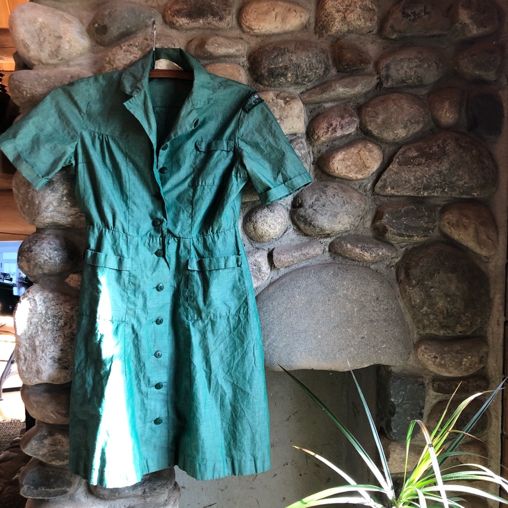 Vintage girls scout dress